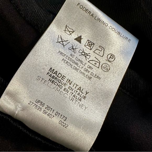 Stella McCartney Fall 2011 RTW Black Velvet Peplum Bodycon Dress Size 2 - Picture 14 of 16